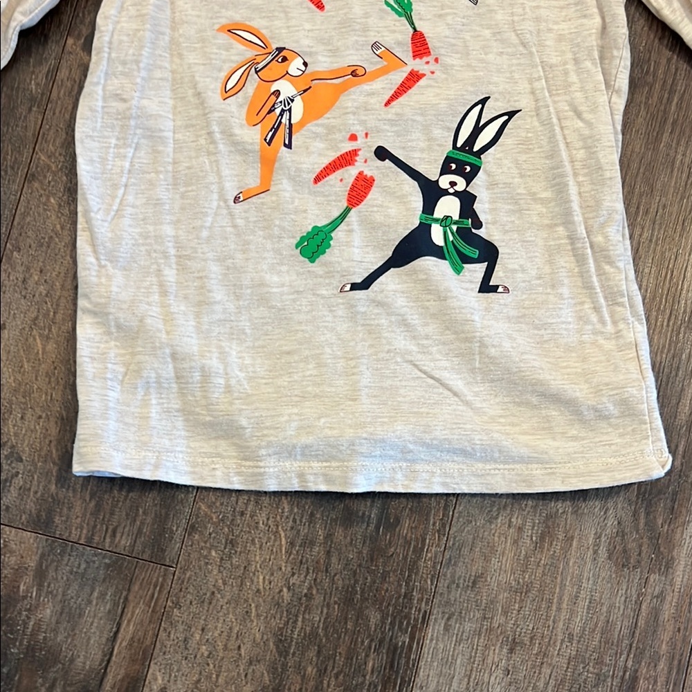 Cat & Jack Beige Kids Shirt with Bunny Print - Picture 9 of 9